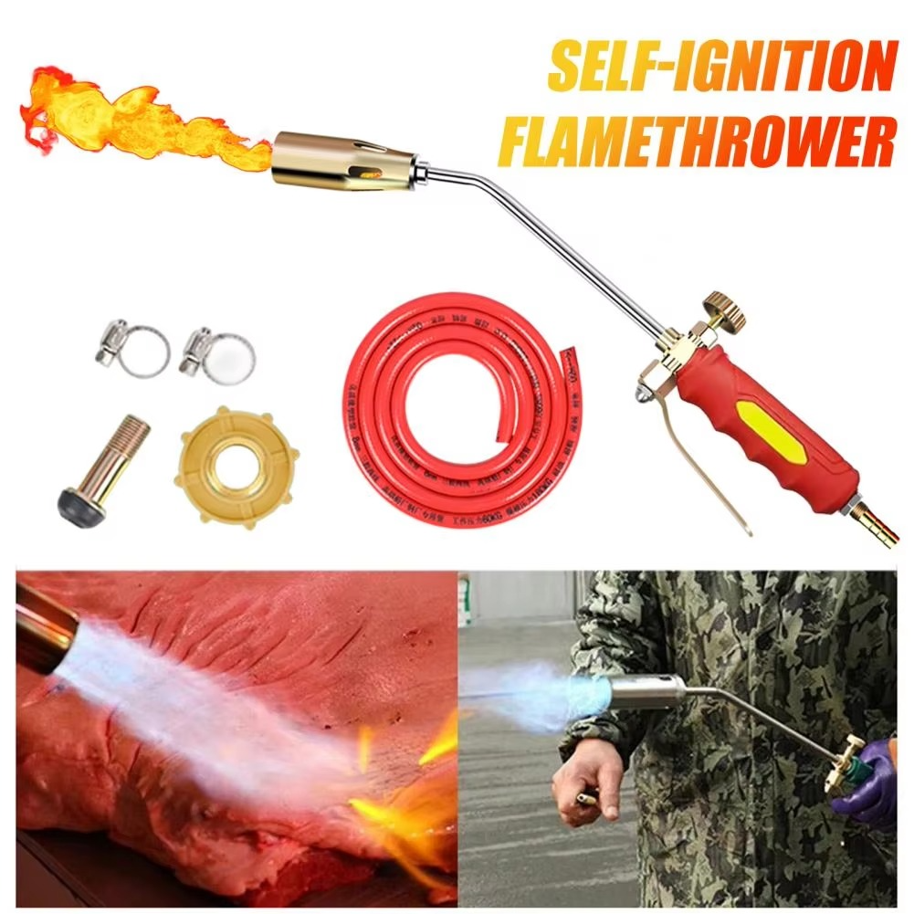 Propane Weed Torch for Garden - Ergonomic Handle, 24 in Flame, 10 ft Hose