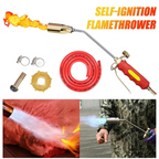 Propane Weed Torch for Garden - Ergonomic Handle, 24 in Flame, 10 ft Hose