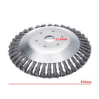 Weed Brush for Trimmer - Carbon Steel, 11.5 cm Diameter, Garden Paving, view 6