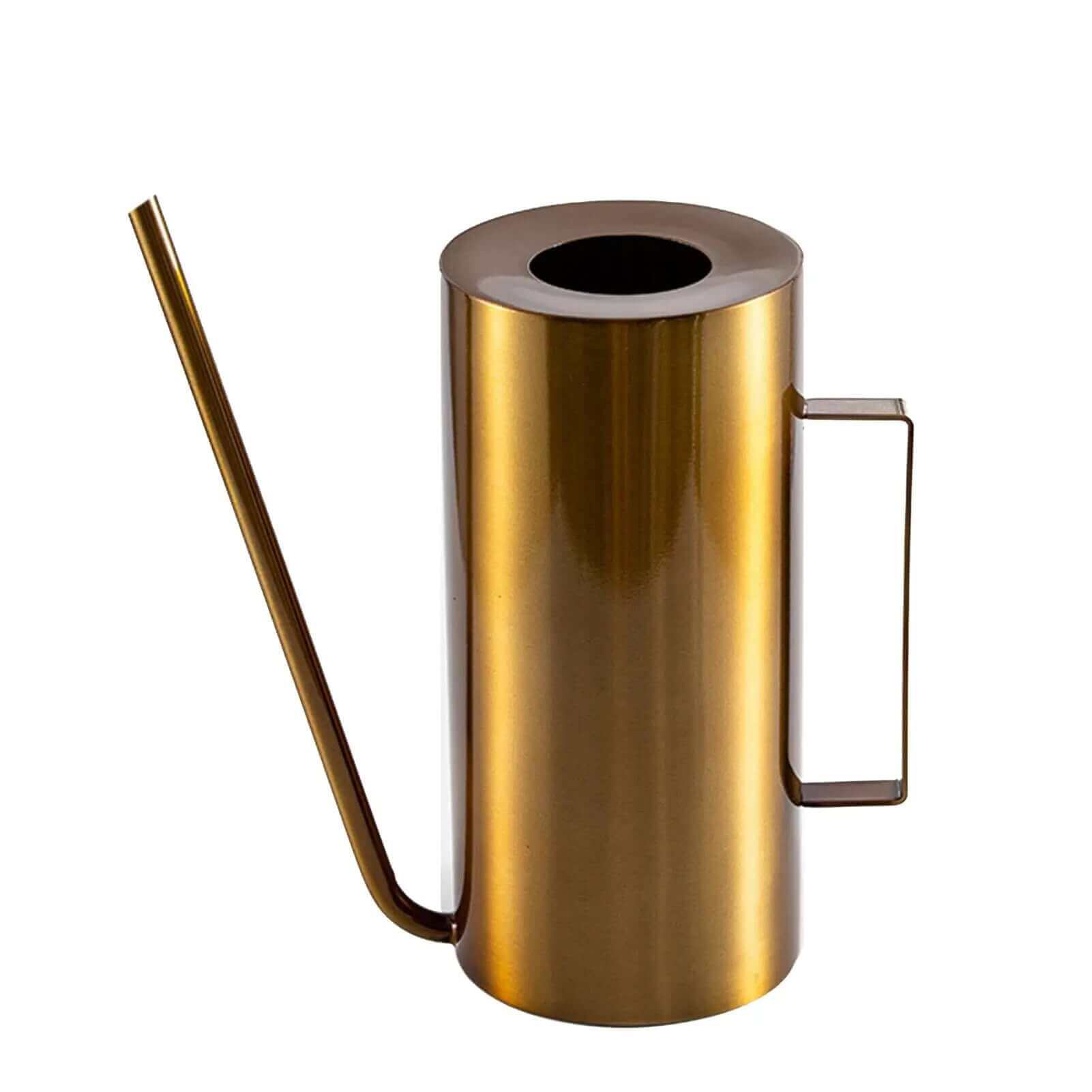 Japanese Bonsai Watering Can 1.5L - Long Narrow Spout, Black and Gold, view 7