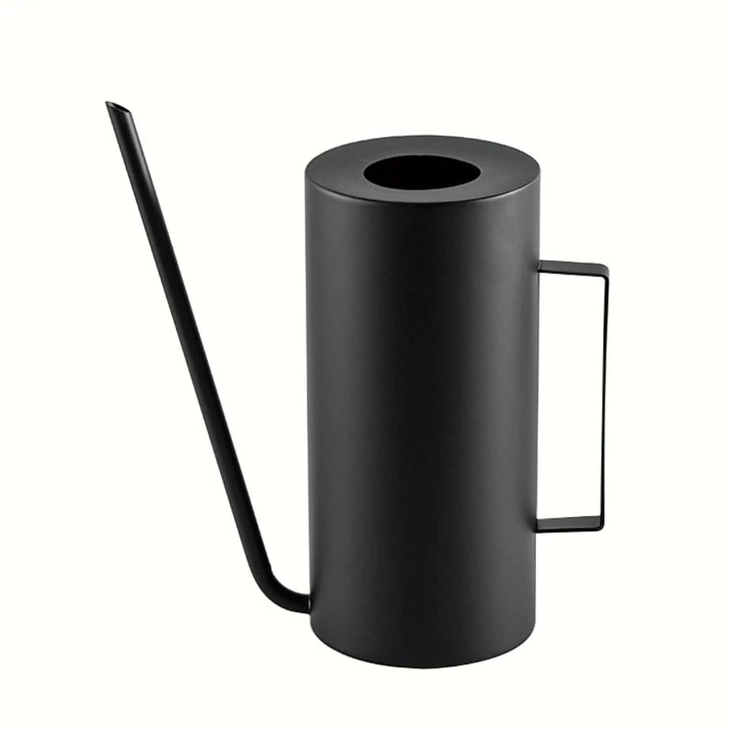 Japanese Bonsai Watering Can 1.5L - Long Narrow Spout, Black and Gold