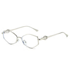 Geometric Frame Sunglasses with Gradient Lenses