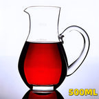 Glass Wine Decanter with Handle Options
