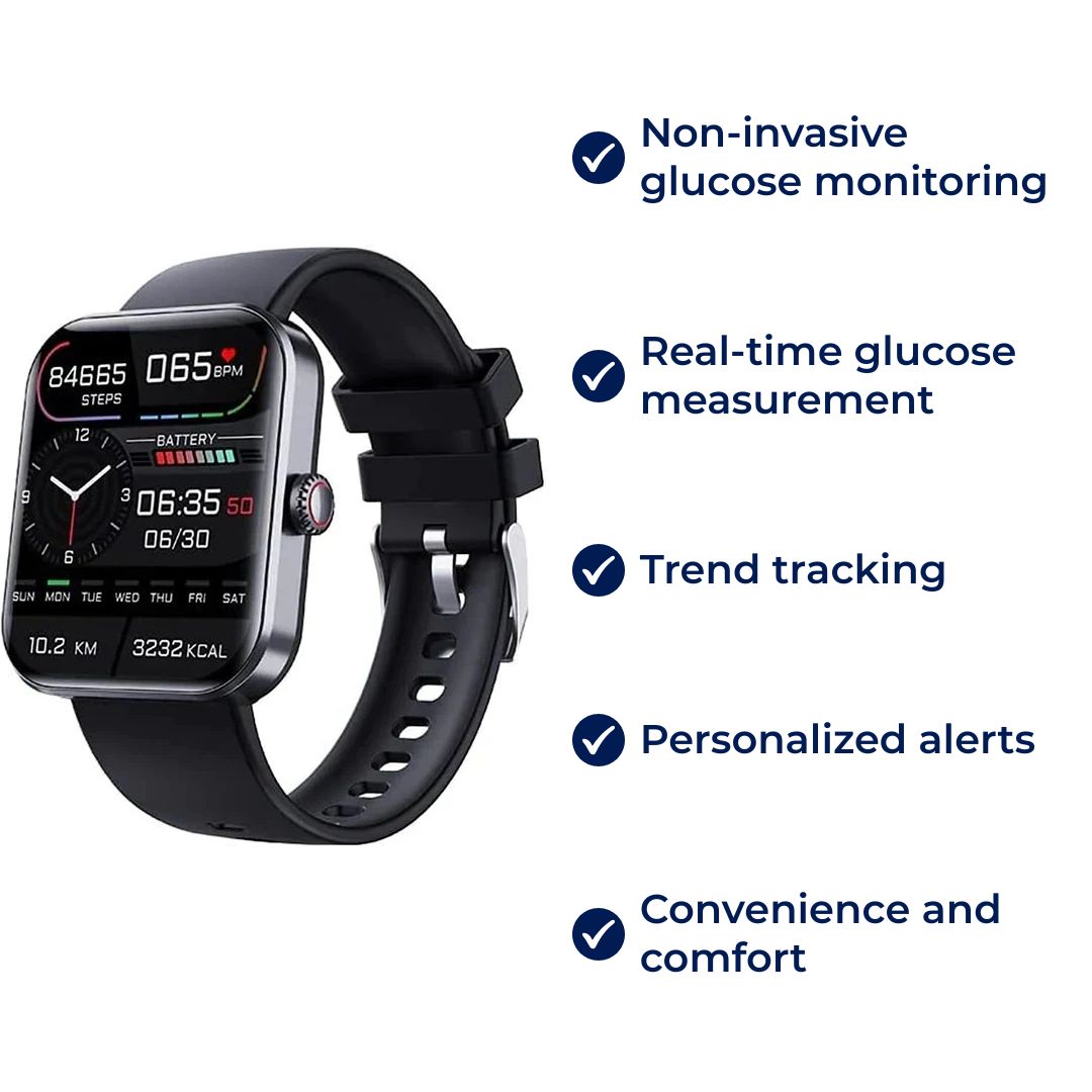 Glucowatch Blood Glucose Monitoring Smartwatch