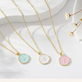 Gold-Finish Octagonal Cross Pendant Necklace with Adjustable Chain