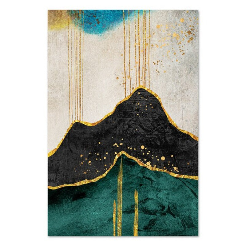 Minimalist Gold Canvas Wall Art for Sophisticated Decor | Welvere-Welvere
