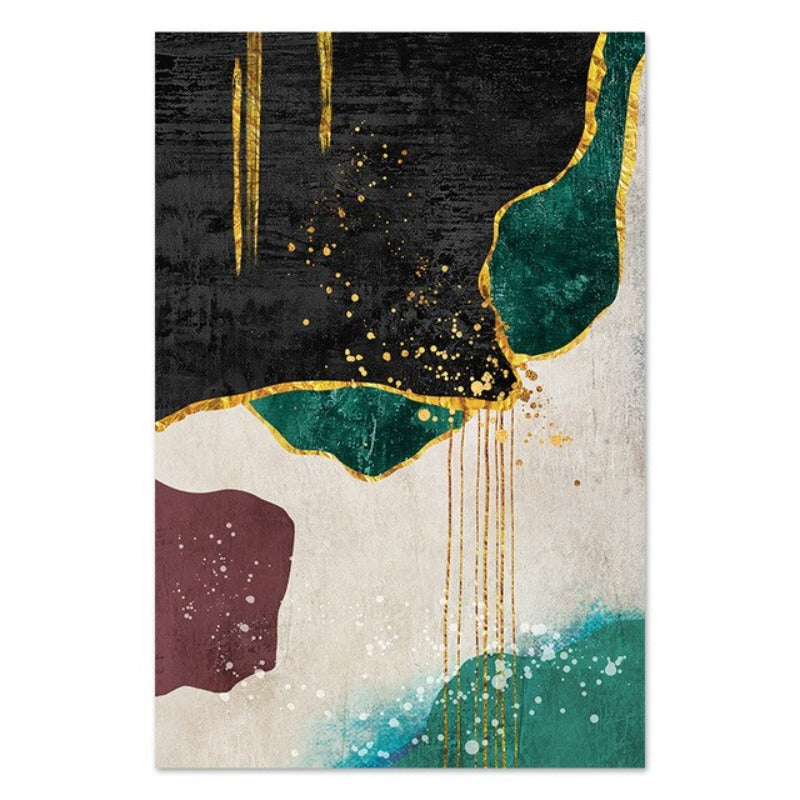 Minimalist Gold Canvas Wall Art for Sophisticated Decor | Welvere-Welvere