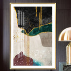 Minimalist Gold Canvas Wall Art for Sophisticated Decor | Welvere-Welvere