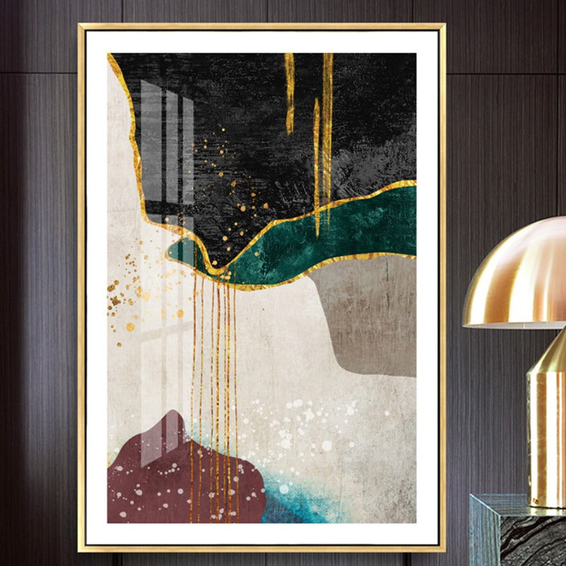Minimalist Gold Canvas Wall Art for Sophisticated Decor | Welvere-Welvere