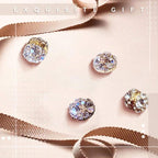 Gold-Plated Magnetic Earrings in Crystal or Pearl-Style Designs