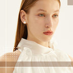 Gold-Plated Magnetic Earrings in Crystal or Pearl-Style Designs