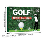 Golf Advent Calendar with 24 Daily Surprises and Accessories