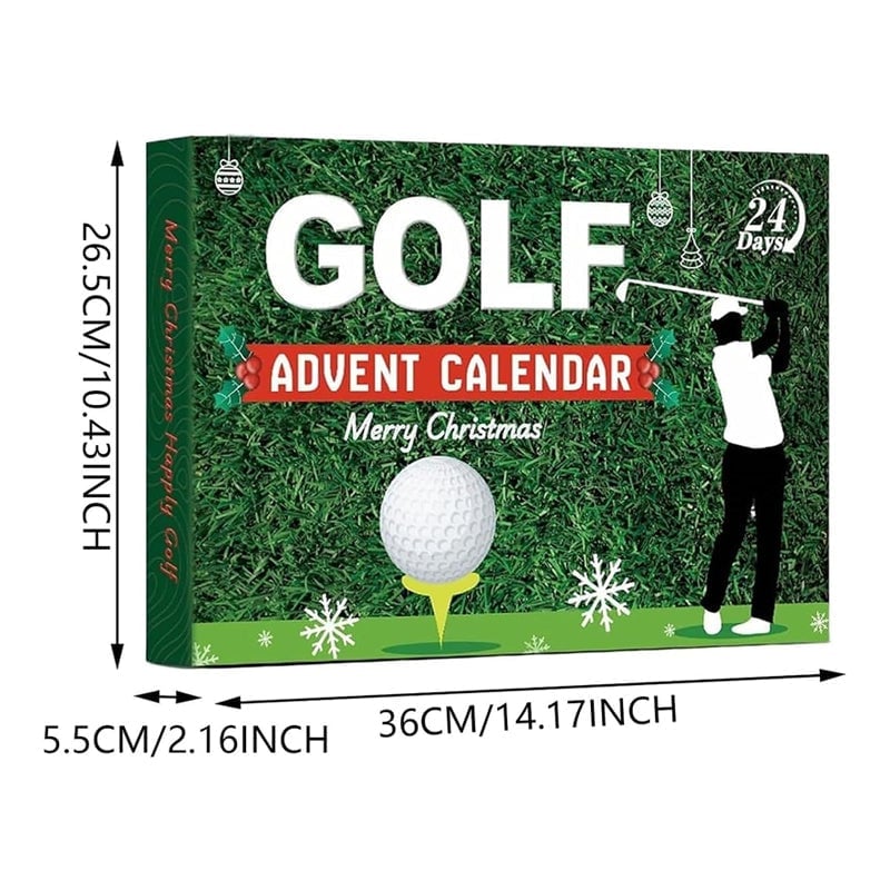 Golf Advent Calendar with 24 Daily Surprises and Accessories