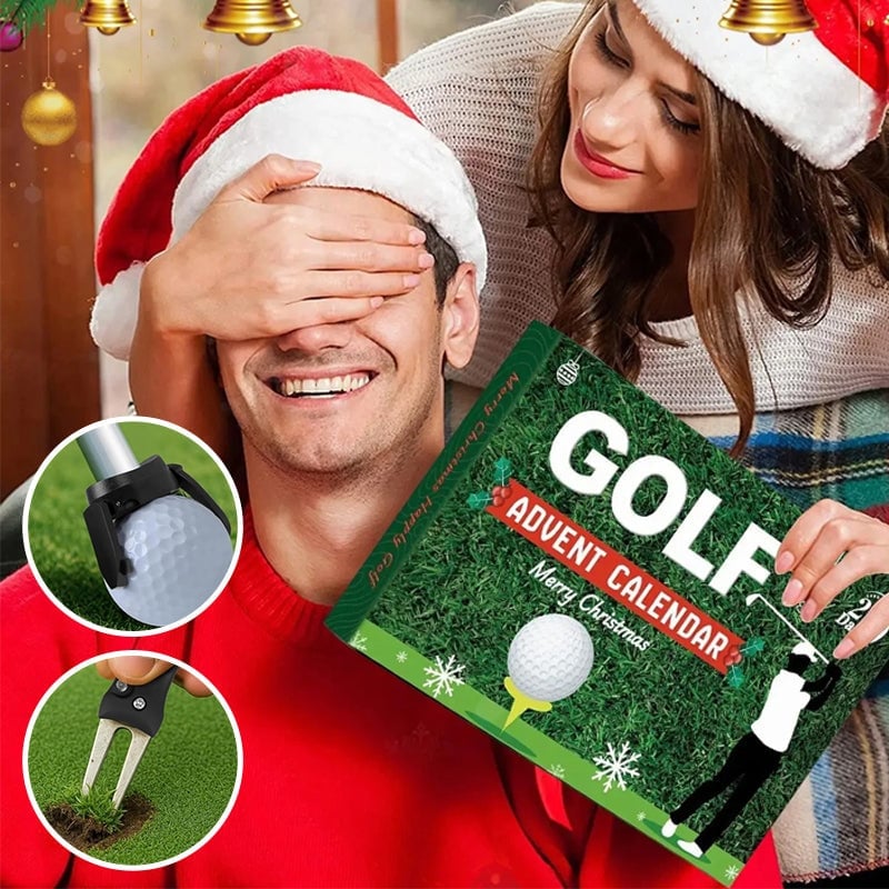 Golf Advent Calendar with 24 Daily Surprises and Accessories
