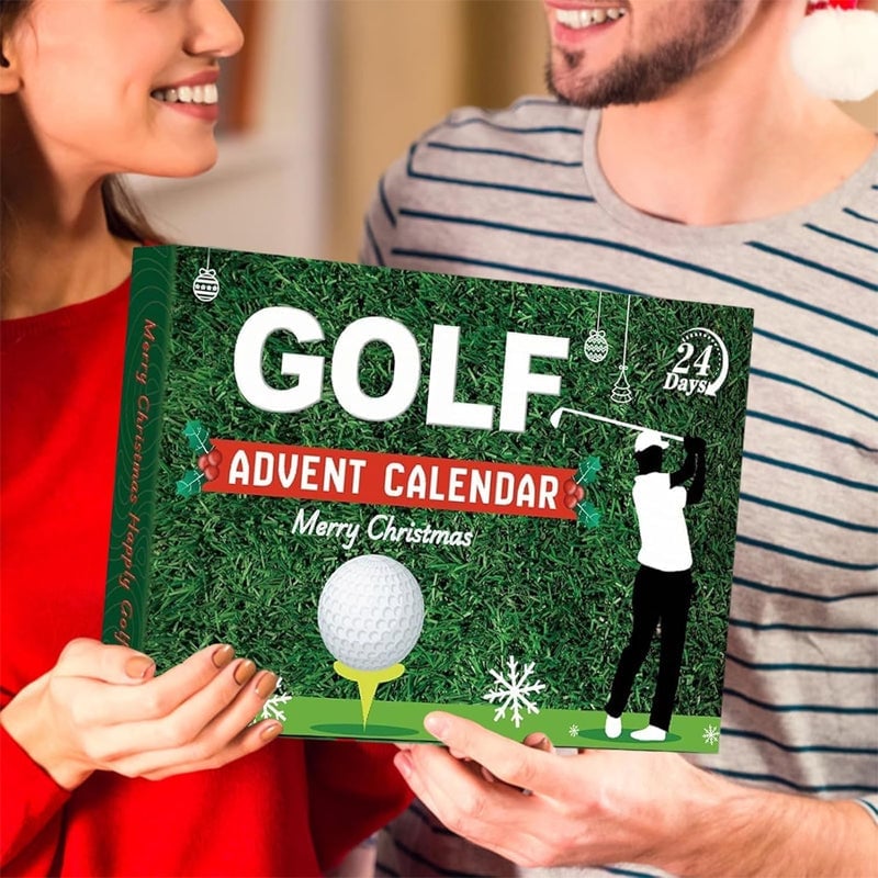 Golf Advent Calendar with 24 Daily Surprises and Accessories
