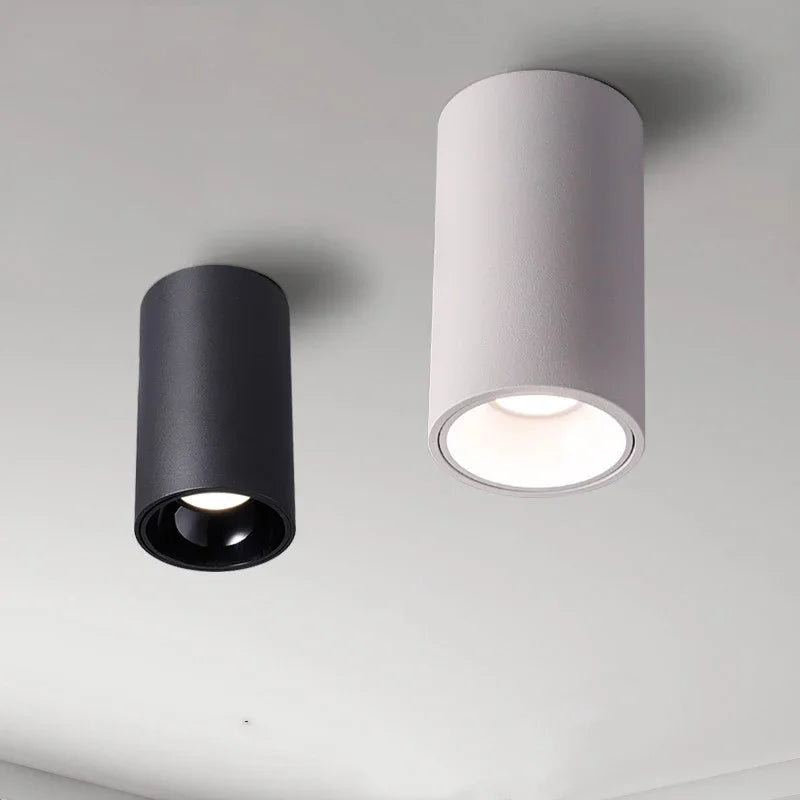 Gunna Black & White Surface Mounted Downlight-Welvere