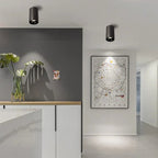 Gunna Black & White Surface Mounted Downlight-Welvere