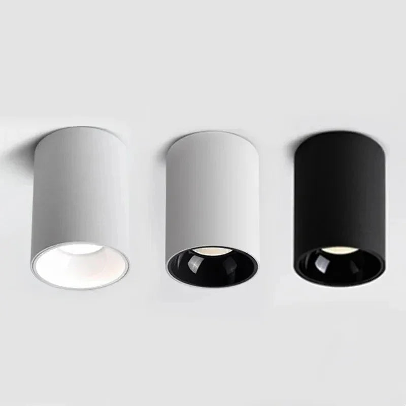 Gunna Black & White Surface Mounted Downlight-Welvere