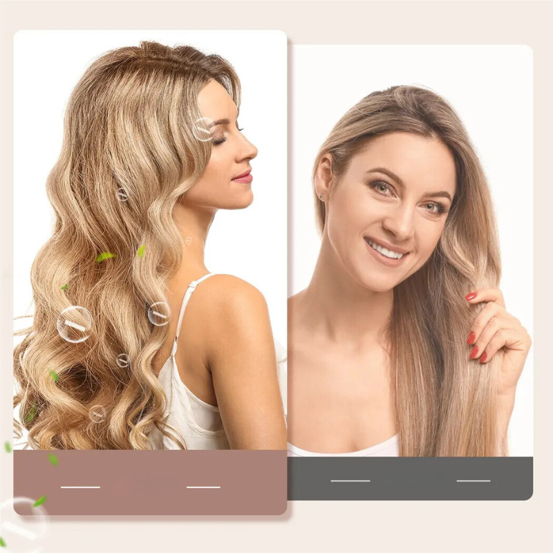 Dual Barrel Curling Iron for Home Use - Ceramic Tourmaline, 80-230°C, view 2