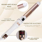 Dual Barrel Curling Iron for Home Use - Ceramic Tourmaline, 80-230°C, view 4