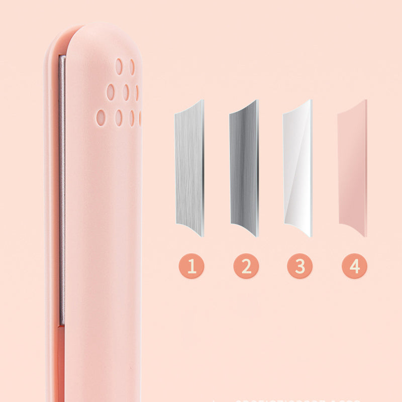 Mini 2-in-1 Curl and Straightening Iron - Ceramic Coating, Travel Size, view 3