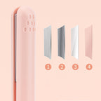 Mini 2-in-1 Curl and Straightening Iron - Ceramic Coating, Travel Size, view 3