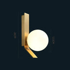 Haldar Glass Livine Lamp-Welvere