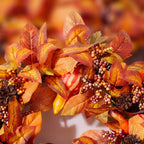 Halloween Autumn Wreath Leaves Front Door Pumpkin Decoration