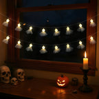 Halloween Ghost String Lights Battery Operated Warm White
