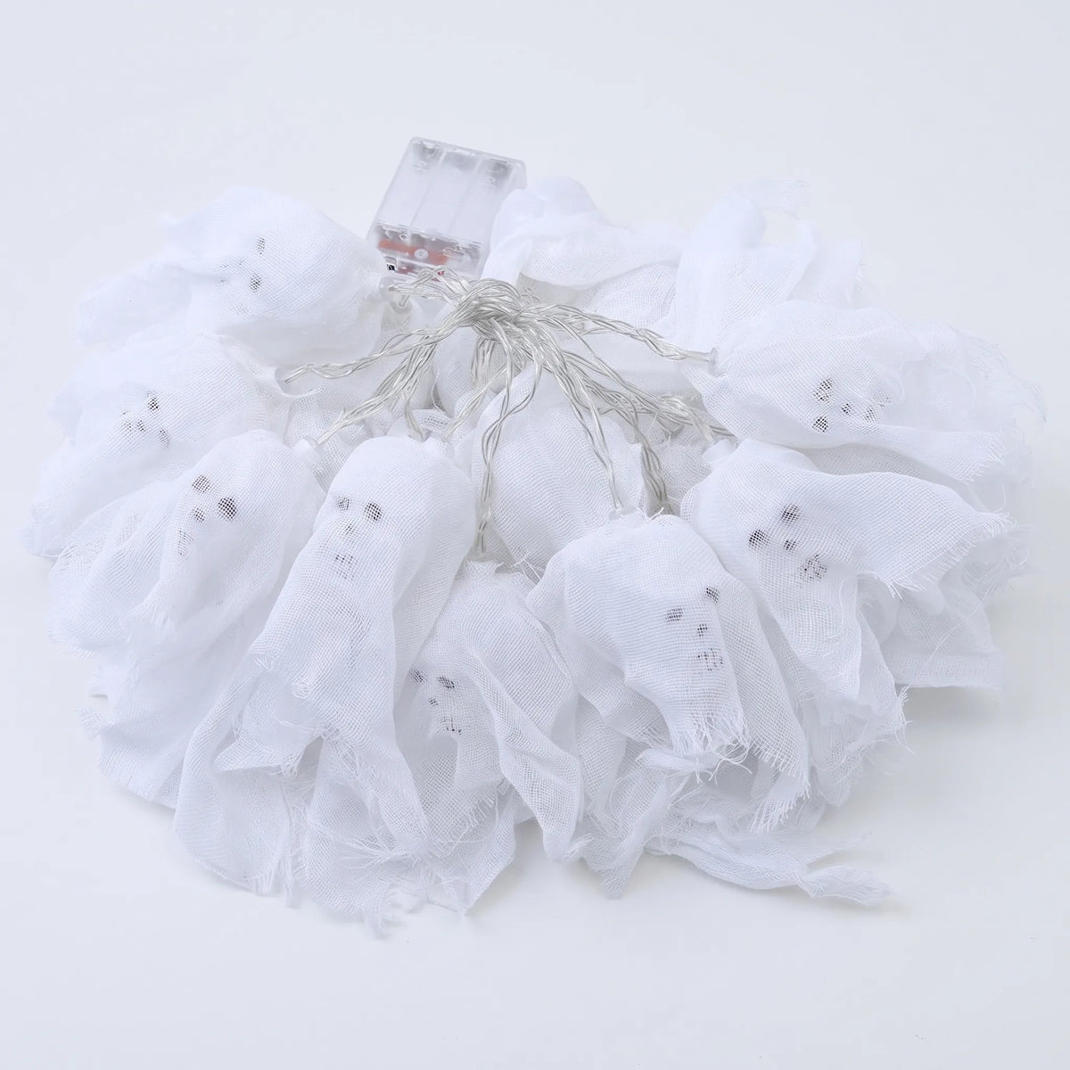 Halloween Ghost String Lights Multicoloured Battery Operated