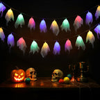 Halloween Ghost String Lights Multicoloured Battery Operated