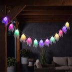 Halloween Ghost String Lights Multicoloured Battery Operated