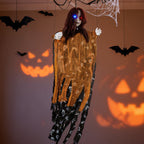 Halloween Hanging Ghost Scary Outdoor Decor with Light Up Eyes