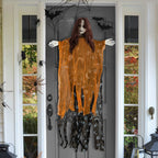 Halloween Hanging Ghost Scary Outdoor Decor with Light Up Eyes