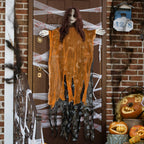 Halloween Hanging Ghost Scary Outdoor Decor with Light Up Eyes