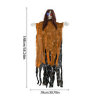 Halloween Hanging Ghost Scary Outdoor Decor with Light Up Eyes