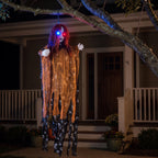 Halloween Hanging Ghost Scary Outdoor Decor with Light Up Eyes