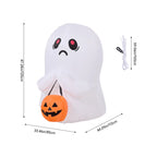 Halloween Inflatable Ghost with Pumpkin Light Up Garden Decor