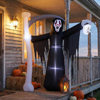 Halloween Inflatable Grim Reaper Scary Outdoor Garden Decor 273cm