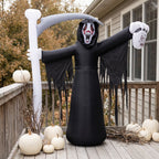 Halloween Inflatable Grim Reaper Scary Outdoor Garden Decor 273cm