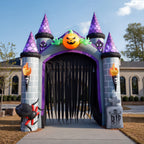 Halloween Inflatable Haunted House Walk Through Garden Decor 350cm