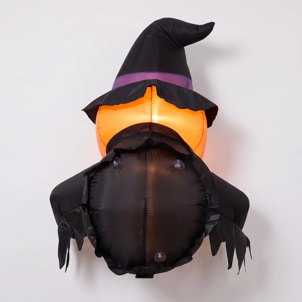 Halloween Inflatable Pumpkin Witch Outdoor Decor LED 150cm