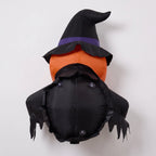 Halloween Inflatable Pumpkin Witch Window Decor with LED Lights
