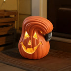 Halloween Pumpkin Jack O Lantern LED Battery Operated 13cm