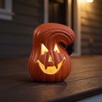 Halloween Pumpkin Jack O Lantern LED Battery Operated 13cm