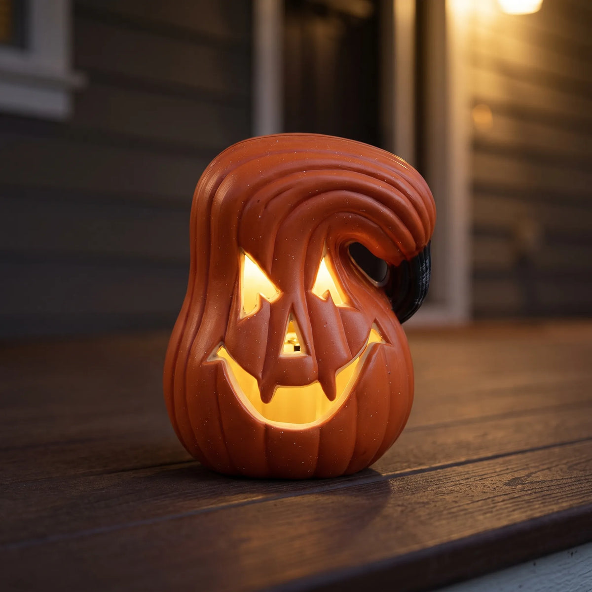 Halloween Pumpkin Jack O Lantern LED Battery Operated 13cm
