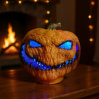 Halloween Pumpkin LED Light Up Jack O Lantern Decor 35cm