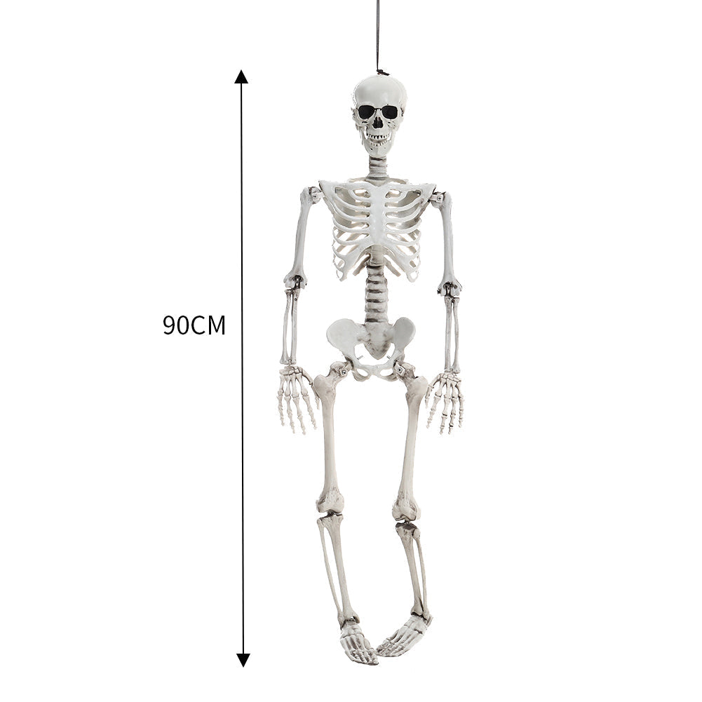 Halloween Skeleton Poseable Full Body Outdoor Garden Decor 35in