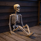 Halloween Skeleton Poseable Full Body Outdoor Garden Decor 35in
