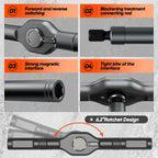24 in 1 Magnetic Screwdriver Set - Chromium-Molybdenum Alloy Steel, view 19